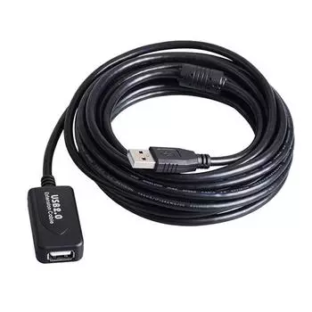 5/10/15/20 м USB 2,0 удлинительный кабель, высокоскоростной кабель «папа-мама», удлинитель усилителя сигнала, удлинитель, кабель принтера для ПК, ТВ 5M