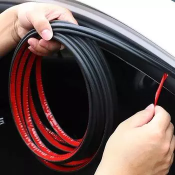 5/10M Автомобильная резиновая уплотнительная полоса Защитные автомобильные уплотнительные полосы Резиновые уплотнители для автомобильных дверей, багажника, капота, герметик, звукоизоляция