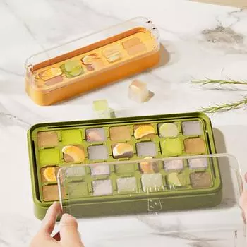 5/28 Сетка Формы Для Кубиков Льда С Крышкой Легко Снимаются Холодильники Ледяной Ящик Для Домашней Кухни 5 Grids