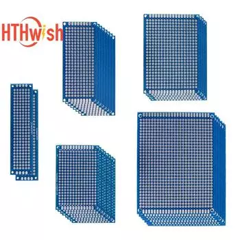 5-40 шт. печатная плата макетная плата 2x8 3x7 4x6 5x7 7x9 см универсальная печатная плата эксперимент синий прототип печатные платы Diy электронный комплект