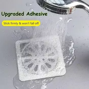 5/50pcs Disposable Shower Drain Hair Catcher Mesh Shower Drain Covers Floor Sink Strainer Filter Hair Stopper for Bathroom Tools 5PCS