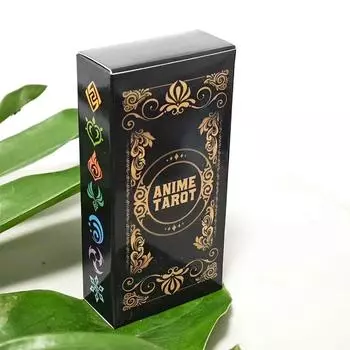 5,5*11 см колода Таро Genshin Impact, полная 78 карт Таро, 22 старших аркана + 56 младших арканов, тематика японского аниме