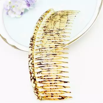 5.5 Inches Plastic Practical Girls 24 Teeth Hair Comb Hair Clip Clamp