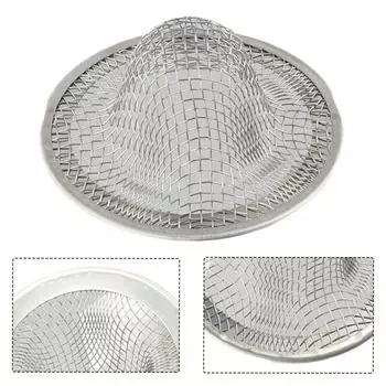 5/7/9/11cm Kitchen Water Sink Filter Bathtub/Bathroom Sink Shower Drain Filter Cover Hair Catcher Numerous Holes Anti-blocking