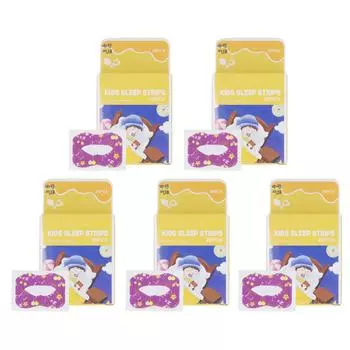 5 Box Kids Mouth Tape Reduce Snoring Improve Sleep Promote Smoothly Breathing Mouth Patches S Ice