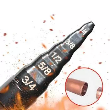 5 in 1 Copper Tube Expander for Hex Handle Hand Drill Copper Tube Expanding Air Conditioner Pipe Tool 1/4 3/8 1/2 5/8 3/4 A