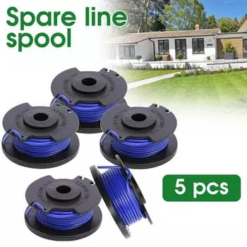 5 катушек и шнур для Ryobi One + аккумуляторные триммеры Strimmer 18/24/40 В cover как