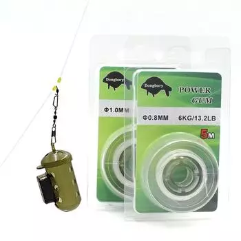 5 м Capr леска Power Gum для карповых снастей, кормушка и легеринговые снасти, снасти для ловли карпа, материал