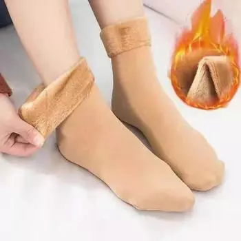 5 Pairs Women Thicken Thermal Socks Soft Casual Velvet Winter Warm Solid Color Indoor Sock Wool Cashmere Home Floor Sock EUR 35-42(US5-10)