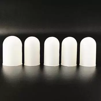 5 PCS set Silicone Finger Protector Thumbs Cover Fingertip Protector Knife Cutting Finger Anti-scald Protection Finger Cots