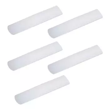 5 Pcs Soprano Saxophone Reeds Strength 2.5 Bb Resin Soprano Sax Reeds for Daily Practice Stage белый
