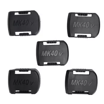 5 Pieces Lithium Holder for Mount with Countersunk Stores Black 40V, Hole, Multiple,