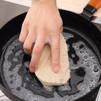 5 Pieces Of Natural Sponge Sponge Sponge Kitchen Sponge Antibacterial Dishwasher Kitchen Cleaning Sponge Cloth