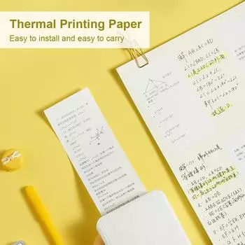 5 рулонов термобумаги для принтера Instant Print Label для фотопринтера 57x25 мм