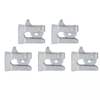 5 Sets Pig Fence Door Latch Thickened Galvanized Steel Plate Farm Gate Latch for Farrowing Bed Farm