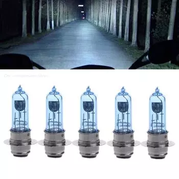 5 шт/2/1 шт P15D-25-1 DC 12V 35W белая лампа фары для мотоцикла электромобиля