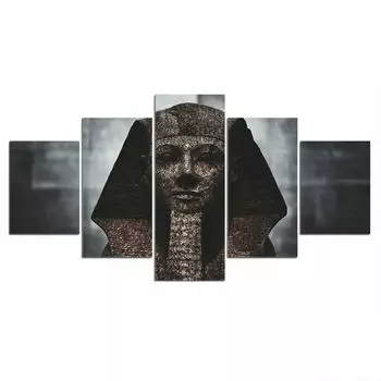 5 шт. фараон Египетский Египет Декор холст картина настенные художественные картины плакат HD печать домашний декор без рамки декор комнаты 20x35 20x45 20x55cm