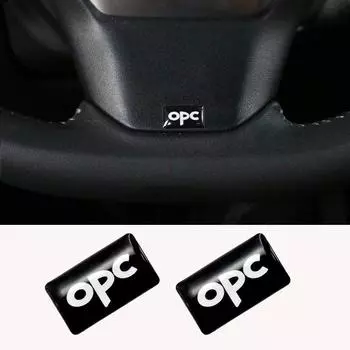 5 шт./компл. OPC логотип, украшение интерьера автомобиля, значок, наклейки, эмблема, наклейки для Corsa Astra Mokka Karl Adam Insignia Cascada Zafira и т. д.. (1,8x1 см)