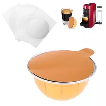 5 шт. многоразовых кофейных капсул, кофейные капсулы для Nespresso Vertuoline для Vertuo Next, кофейные капсулы объемом 230 мл