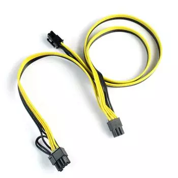 5 шт. Модульные кабели питания для БП PCI e 6pin на PCI-e 8 pin +6pin PCI Кабели
