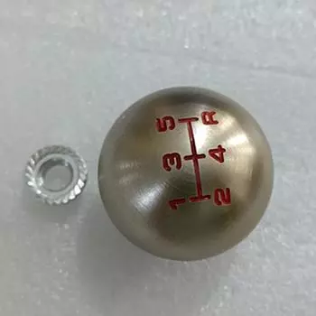 5 Speed Shift Knob Car Gear Shifter Handle Round Ball For Honda Civic Type-R MT