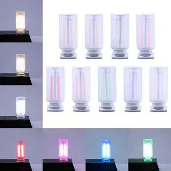 5 В стеклянная бутылка USB сенсорное управление ночник красочная атмосфера Plug Light свет играть спальня и декоративная среда V5L5 теплый белый