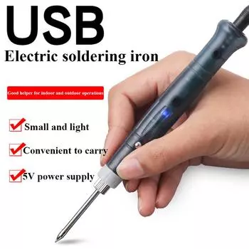 5 В USB-паяльник, профессиональные электронагревательные инструменты, паяльная лампа с индикаторной ручкой, сварочный ремонт BGA 1 set