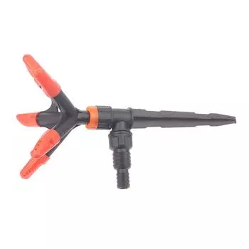 5-Way 360 Degree Rotating Nozzle Automatic Sprinkler For Watering Flowers Vegetables Garden Lawn Irrigation Ground Sprayer