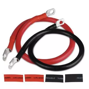 5AWG кабель аккумулятора с кольцевым наконечником медный шнур солнечный провод питания провод аккумулятор медный для автомобильного солнечного инвертора 10mm