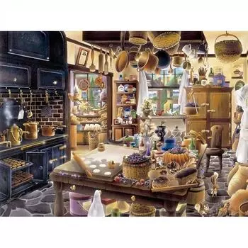 5d алмазная живопись, новые наборы кухонных пейзажей, круглая Алмазная вышивка, вышивка крестиком, пейзаж, стразы, мозаика, стена Full Round 20x30CM
