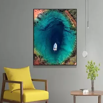 5D DIY Алмазная картина Глубокий бассейн Набор для вышивки крестом Мозаика Алмазная вышивка Роза Полный круглый/квадратный дрель Украшение дома Round 30x40cm
