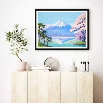 5D DIY Алмазная картина крепление Fuji Набор для вышивки крестом Мозаика Алмазная вышивка Роза Полный круглый/квадратный дрель Украшение дома Round 30x40cm