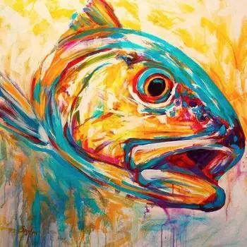 5d Diy Алмазная картина Рыба Алмазная мозаика Картина Полная алмазная вышивка 30x30