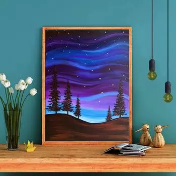 5D DIY Алмазная картина «Странный лес» Набор для вышивки крестом Мозаика Алмазная вышивка Роза Полный круглый квадратный дрель Украшение дома Round 30x40cm
