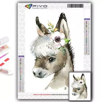 5D DIY Алмазная картина Вышивка крестом Мультфильм Маленькие животные Алмазная вышивка Мозаика Настенное украшение дома Full Round 20X30CM