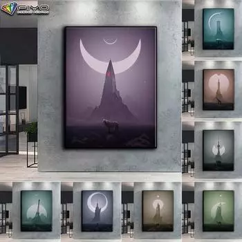 5D DIY Алмазная картина Затерянный мир Вышивка крестом Алмазная художественная вышивка Мозаика Домашний декор Full Round 20X30CM