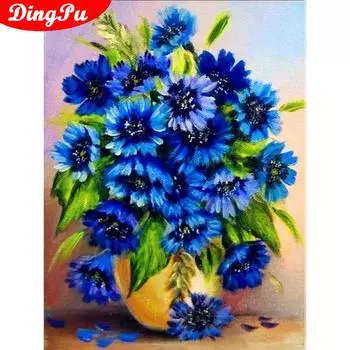 5D DIY Алмазная вышивка Цветы Мозаика Украшение Алмазная картина Вышивка крестом Полное прибытие Подарки 20X30CM