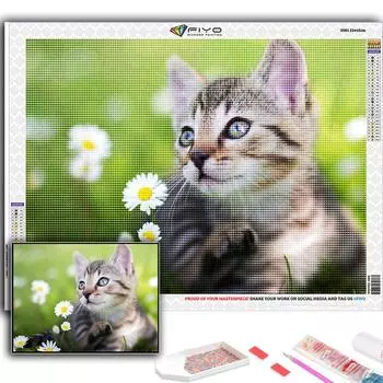 5D DIY Алмазная вышивка Милые маленькие животные Кошка, Собака, Панда Алмазная картина Мозаика Украшение дома Full Round 20X30CM