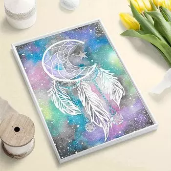 5D DIY алмазная живопись Белый колокольчик вышивки крестом комплект мозаика Алмазная вышивка роза полная круглая/квадратная дрель украшение дома Round 30x40cm