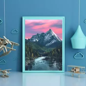 5D Diy алмазная живопись красивый пейзаж набор крестиков полная алмазная вышивка мозаика художественная картина стразы Декор подарок Full Round 30x40cm