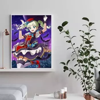 5D DIY алмазная живопись мультяшный персонаж набор для вышивки крестом Мозаика Алмазная вышивка роза полная круглая/квадратная дрель украшение дома Round 30x40cm