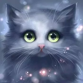 5d Diy Cat Broderies Diamants Вышивка крестом Мозаика Алмазная картина Полная алмазная вышивка 30x30