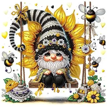5D DIY Partial Special Shaped Drill Diamond Painting Kit Goblin Decoration AU SH088