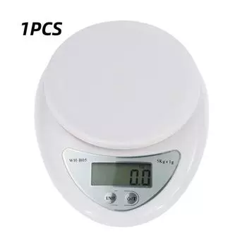 5kg/1g Electronic Scales Portable Digital LED Display Food Balance Measuring Weight Scale Kitchen Baking Scale Kitchen Tools 5Kg