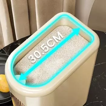 5KG Automatic Rice Dispenser Large Capacity Rice Storage Box Dry Food Dispenser Grain Cereal Rice Container Kitchen Gadgets
