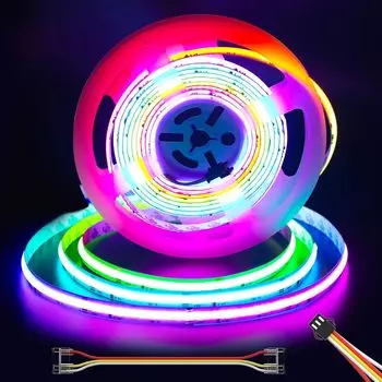 5M/3M WS2811 RGB IC COB адресуемые светодиодные ленты, DC12V, 576 светодиодов/м, Dream Color гибкая подсветка телевизора, украшение для комнаты на вечеринку only led strip