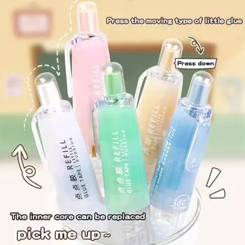 5M Press Spot Glue Pen корректирующая лента двусторонняя клейкая лента высокой вязкости большой емкости обучающий инструмент розовый