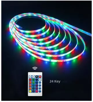 5M Светодиодная лента 2835 RGB Комплект светодиодных планок 12В Белый Свет для подсветки телевизора