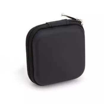 5Pc Earphone Cable Storage Box Mini Square EVA Case Headset Case Portable Zipper Headphone Box Charging Line USB Cable Organizer
