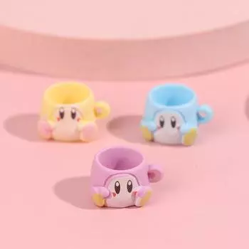 5Pcs 1/12 Dollhouse Miniature Accessories Resin Cartoon Cup Simulation Furniture